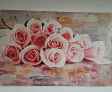 Pink Roses Canvas