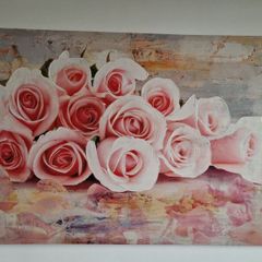 Pink Roses Canvas
