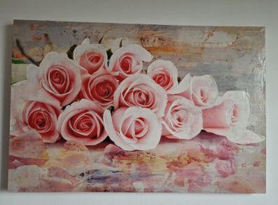 Pink Roses Canvas