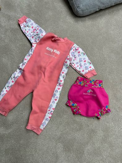 Baby wetsuit and neoprene nappy