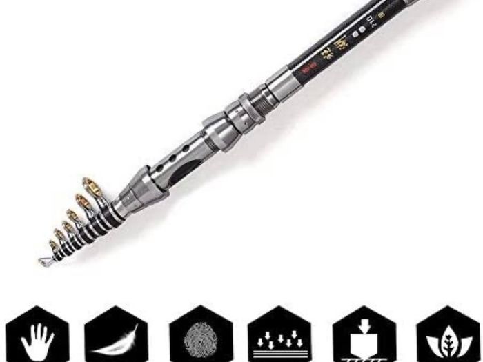 Telescopic Fishing Rod and Reel Combo Full Kit Spinning Fishing Reel Gear Pole Set with 100M Fishing Line,Fishing Lures,Fishing Hooks Jig Head, Fishing Carrier Bag Case MULTIPLE SIZES AVAILABLE, SEE DESCRIPTION (FREE POSTAGE)