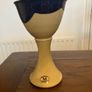 Muckross honey and blue pottery chalice Reduced Image 2