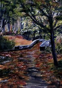 bushy park terenure watercolour