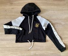 Siksilk cropped hoodie uk4/teenage