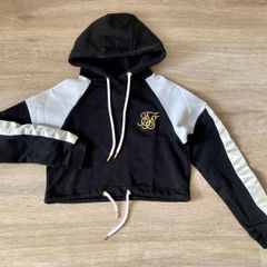 Siksilk cropped hoodie uk4/teenage