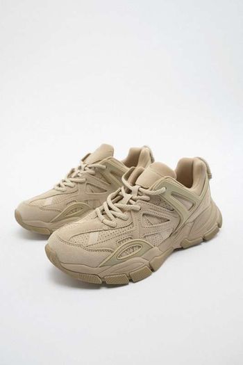 Zara Combined LEATHER Runners