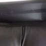 Immaculate Black Leather Look Sofa Set Image 5