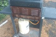 gas bottle barbeque