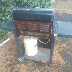 gas bottle barbeque