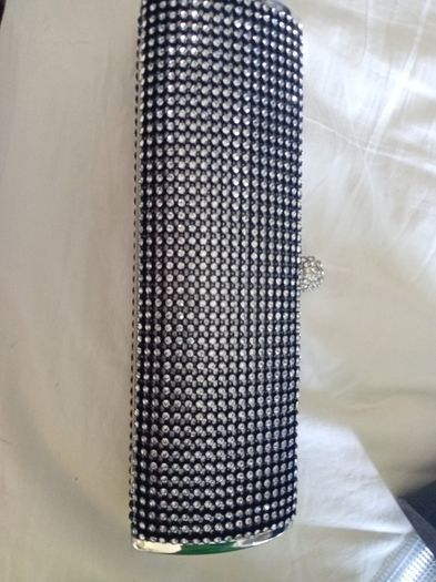 Diamane clutch bag