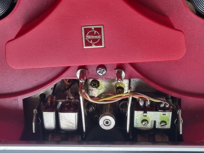National Solid State 401S portable reel-to-reel tape recorder