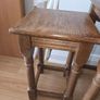 Oak Nest of 3 tables Image 4
