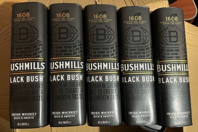 Bushmills Whiskey tube Box tin