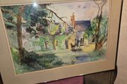 Joan Loughney "Woodland Cottage" Signed Watercolour - Framed