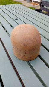 Antique hat display stand