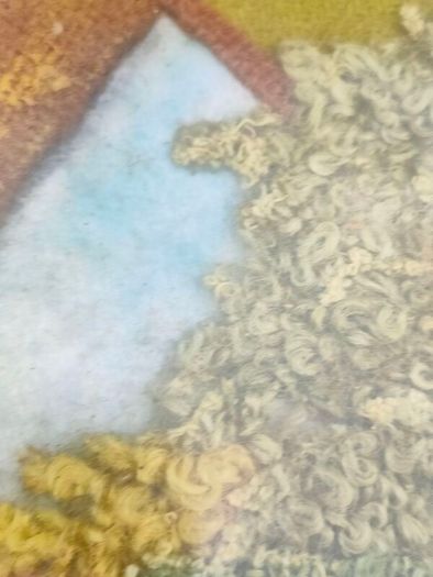 Irish tweed and oil on Board by K.C. Colohan