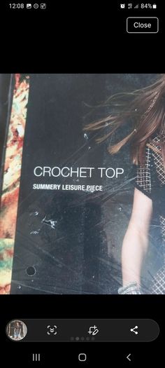 ladies summer crochet tops