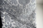 Pair of Blue and White Patterned Curtains