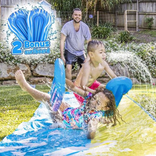 Water Slide Mat Kids Summer Garden Water Toy