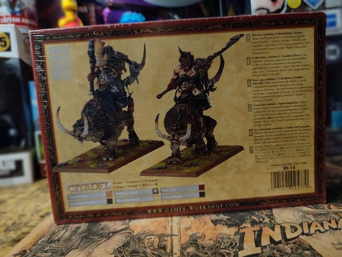 Warhammer Ogre Kingdoms Mournfang Cavalry ! RARE ! Out of Print ! Sealed ! NIB/OOP ! Games Workshop !