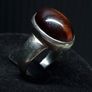 Vintage Sterling Silver 925 Tiger Eye Ring Image 3