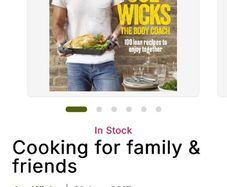 Joe Wicks Cooking for Family and Friends cook book