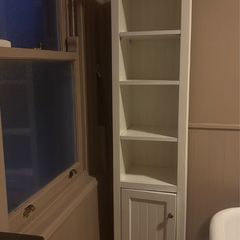 Free Tall White Bathroom Storage Cabinet