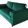 green velvet sofa Image 2