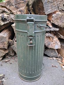 German WWII Gas Mask Canister