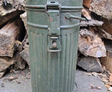 German WWII Gas Mask Canister