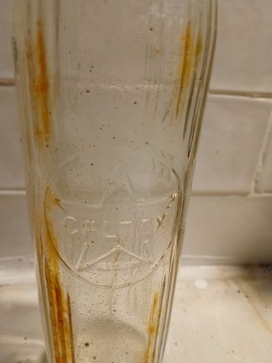 3 Vintage Caltex Havoline Motor Oil Glass Bottles