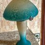 Stunning French mottled glass lamp Image 2