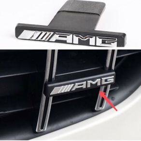 ABS Car Front Grill Grille Badge Emblem Sticker For Mercedes Benz AMG Logo W212 W213 W202 W211 W176 W210 W205 GLA GLC CLS GLK