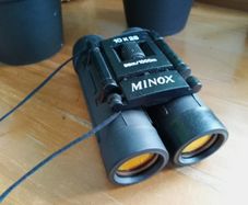 Vintage Minox BD 10x25 Compact Binoculars, German Precision Optics, Rare 99m/1000m Field of View,Folding Pocket Binoculars, Original Styling