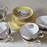 Vintage Royal Tara China Tea set Hunting scene Image 2