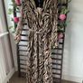 dress Bnwt animal print dress Lille rose brand s/medium wrap effect dress Image 3