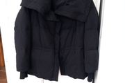DKNY Black Feather Filled Jacket L