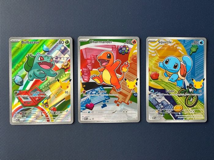 Pokemon First Partner Illustration Collection Series 1 Kanto set