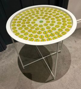 Handmade Resin WKD Side Table