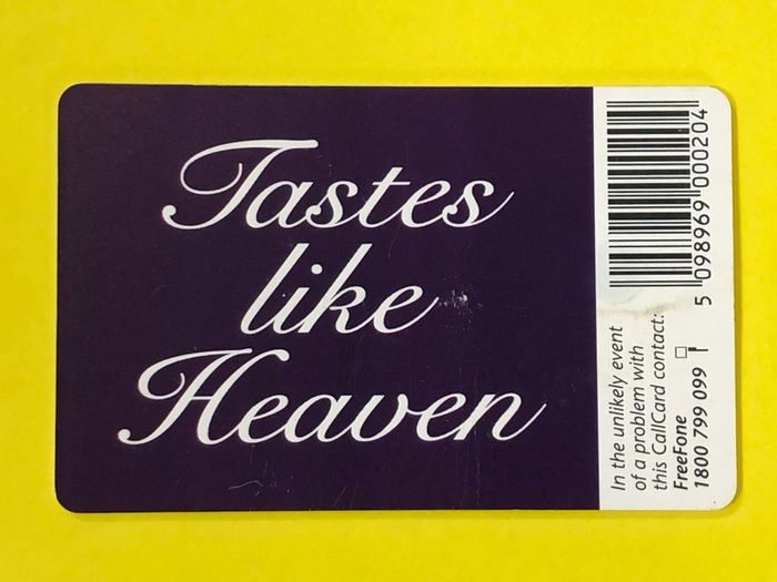 Callcard 1182 Cadbury Tastes Like Heaven Different Chip Variations