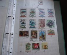 A collection of Russian stamps in binder (1883-1990s)