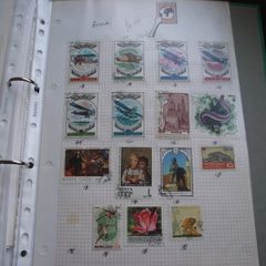 A collection of Russian stamps in binder (1883-1990s)
