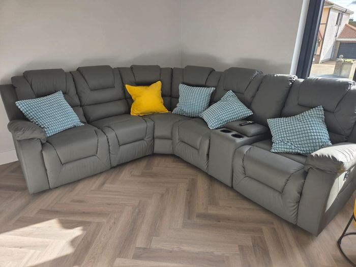 NEW Recliners Leather Couches 3+2 AND CORNER SETS In Different Design And Varities, Instock