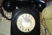 Old House Phones Black Ring dial Cream Ring Dial and Push Button Phone Price is for 1, Postage Available