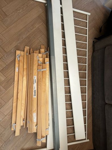 Ikea LEIRVIK Bed Frame 160 x 200 cm White