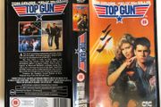 Top Gun [1986] Tom Cruise, Kelly McGillis, Val Kilmer, Meg Ryan, Anthony Edwards &amp; Tom Skerritt (PAL VHS Cassette Movie)