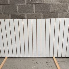 10 x Slat Wall 2400x1200mm sheets - used in good condition