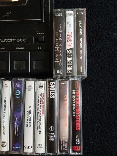 cassettes and player