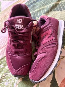 Burgundy New Balance 373