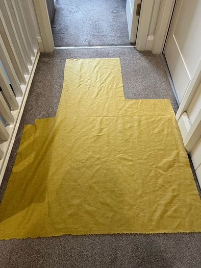 Upholstery fabric yellow